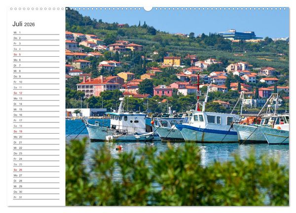 Produktbild: Koper - Slowenien Kalender (hochwertiger Premium Wandkalender 2026 DIN A2 quer), Kunstdruck in Hochglanz