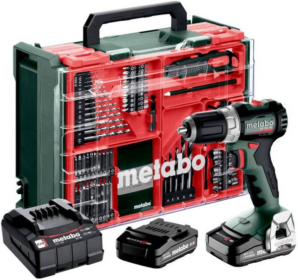 Produktbild: Metabo BS 18 L BL Set 613155710 Akku-Bohrschrauber 18 V 2 Ah Li-Ion inkl. 2. Akku, b&uuml;rstenlos, inkl. Koffer, inkl. Ladeger&auml;t, mit Zubeh&ouml;r