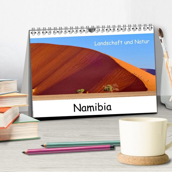 Produktbild: Namibia - Landschaft und Panorama (Tischkalender 2026 DIN A5 quer), CALVENDO Monatskalender
