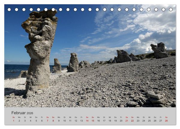 Produktbild: Gotland - Perle der Ostsee (Tischkalender 2026 DIN A5 quer), CALVENDO Monatskalender