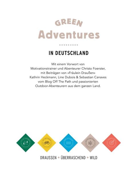 Produktbild: Green Adventures in Deutschland