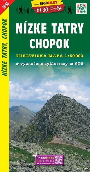 Produktbild: SC 1094 Nizke Tatry, Chopok 1 : 50 000