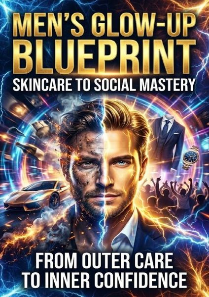 Produktbild: Men's Glow-Up Blueprint: Skincare to Social Mastery