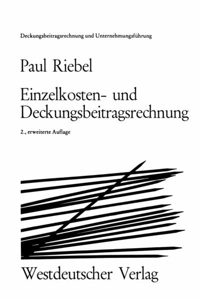 Produktbild: Einzelkosten- und Deckungsbeitragsrechnung