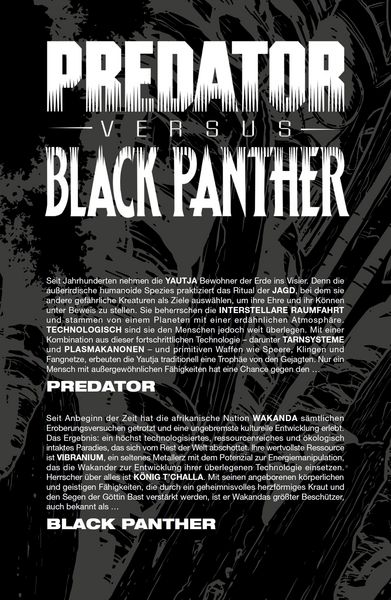 Produktbild: Predator vs. Black Panther: Jagd im Dschungel