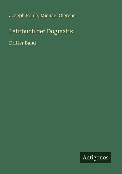 Produktbild: Lehrbuch der Dogmatik