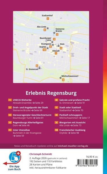Produktbild: MICHAEL M&Uuml;LLER Reisef&uuml;hrer Regensburg MM-City