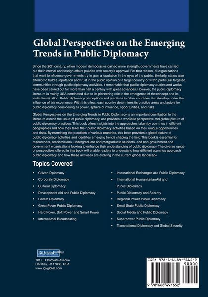 Produktbild: Global Perspectives on the Emerging Trends in Public Diplomacy