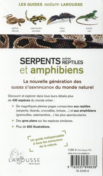 Produktbild: Guide des reptiles et amphibiens