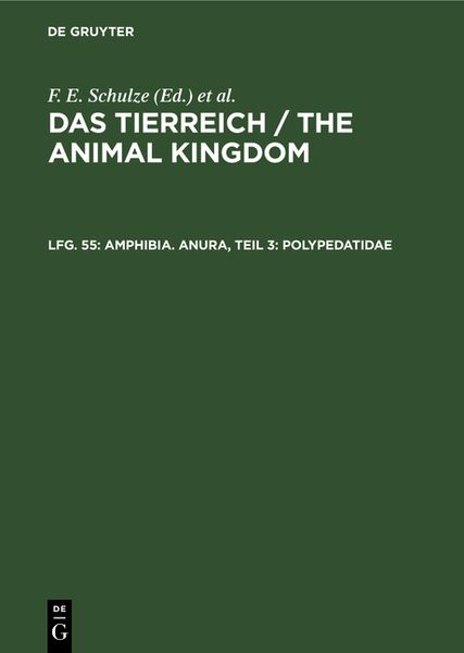 Produktbild: Amphibia. Anura, Teil 3: Polypedatidae
