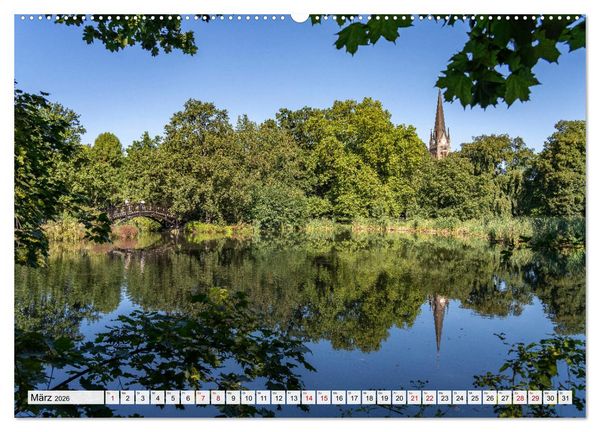 Produktbild: Sachsen - Leipzig (Wandkalender 2026 DIN A2 quer), CALVENDO Monatskalender