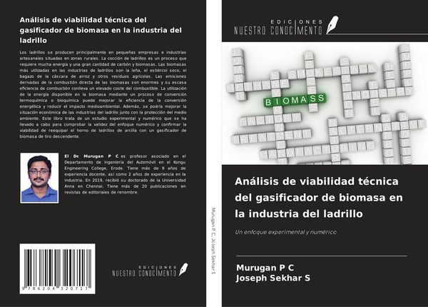 Produktbild: An&aacute;lisis de viabilidad t&eacute;cnica del gasificador de biomasa en la industria del ladrillo