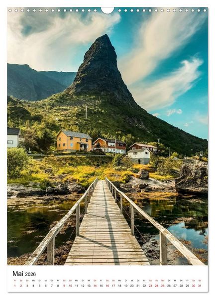 Produktbild: Norwegen - Eine Reise durch das skandinavische Land. (Wandkalender 2026 DIN A3 hoch), CALVENDO Monatskalender