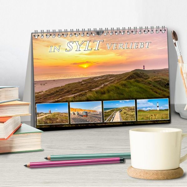 Produktbild: IN SYLT VERLIEBT (Tischkalender 2027 DIN A5 quer), CALVENDO Monatskalender