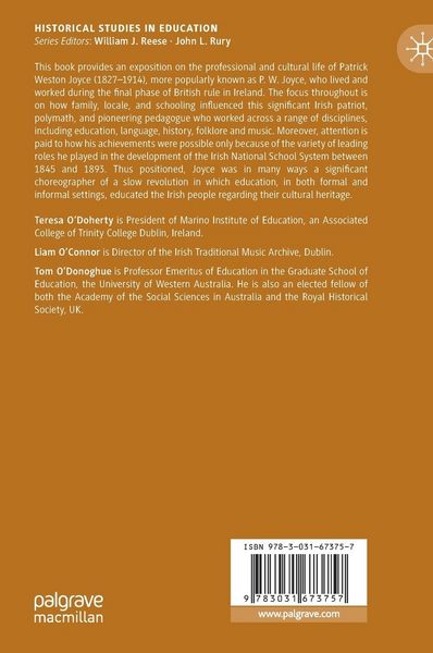 Produktbild: P.W. Joyce and the Educational Shaping of the Emerging Irish Nation, 1827-1914