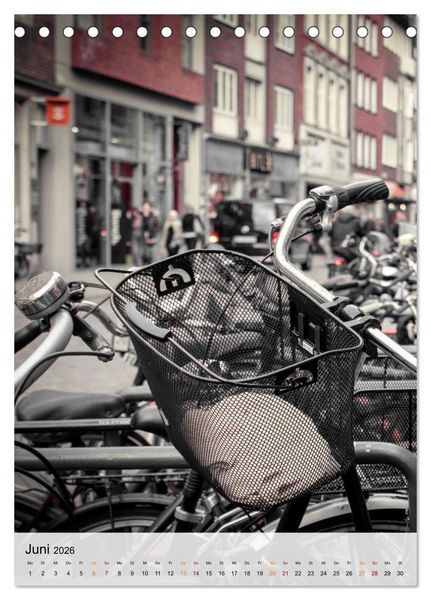 Produktbild: Fahrrad Alltag (Tischkalender 2026 DIN A5 hoch), CALVENDO Monatskalender
