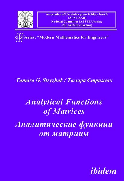 Produktbild: Analytical Functions of Matrices.