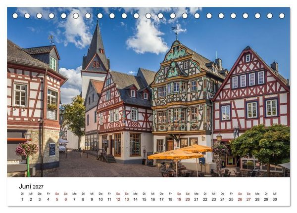 Produktbild: Hessen - Malerische Orte und Landschaften (Tischkalender 2027 DIN A5 quer), CALVENDO Monatskalender