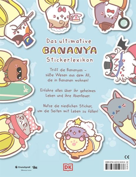 Produktbild: Bananya Das ultimative Stickerlexikon