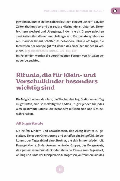 Produktbild: Rituale in der Kita