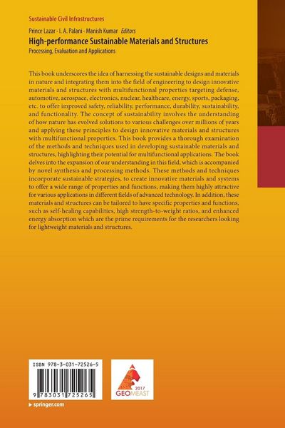 Produktbild: High-performance Sustainable Materials and Structures
