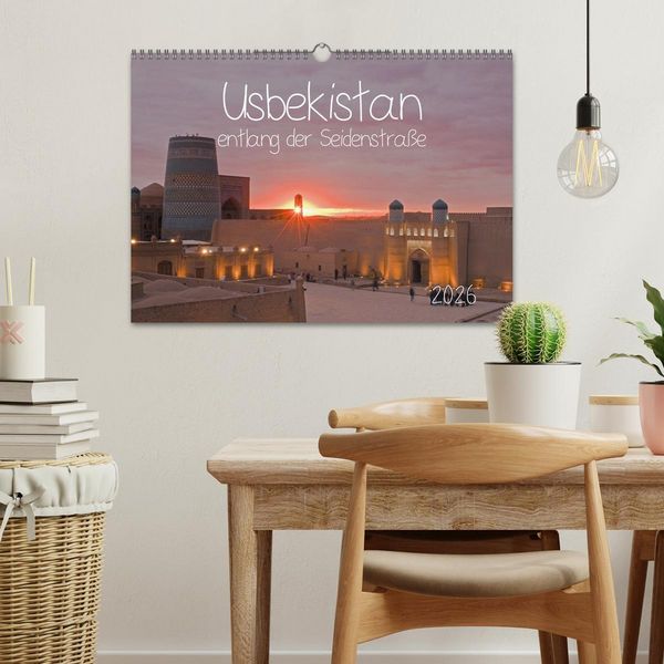 Produktbild: Usbekistan entlang der Seidenstra&szlig;e (Wandkalender 2026 DIN A3 quer), CALVENDO Monatskalender