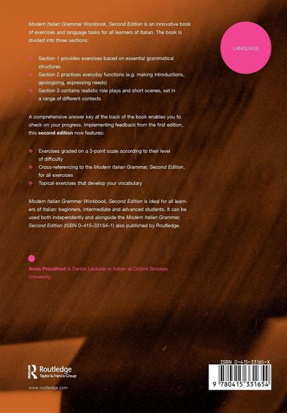 Produktbild: Modern Italian Grammar Workbook