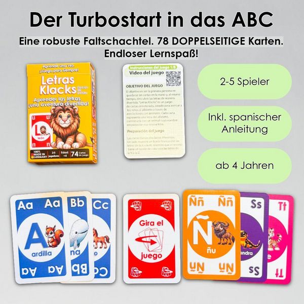 Produktbild: Letras Klacks &ndash; Das spanische Alphabet spielerisch entdecken (Pocket Edition)