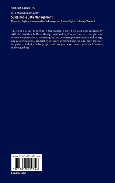 Produktbild: Sustainable Data Management
