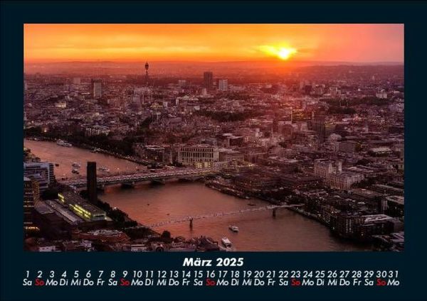 Produktbild: Londons sch&ouml;nste Seiten 2025 Fotokalender DIN A5