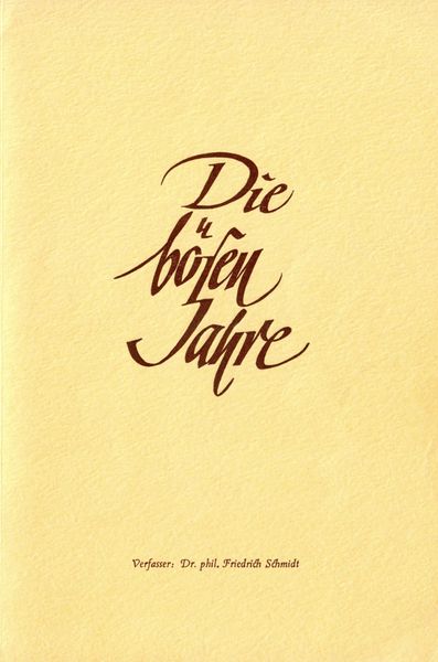 Produktbild: Die b&ouml;sen Jahre