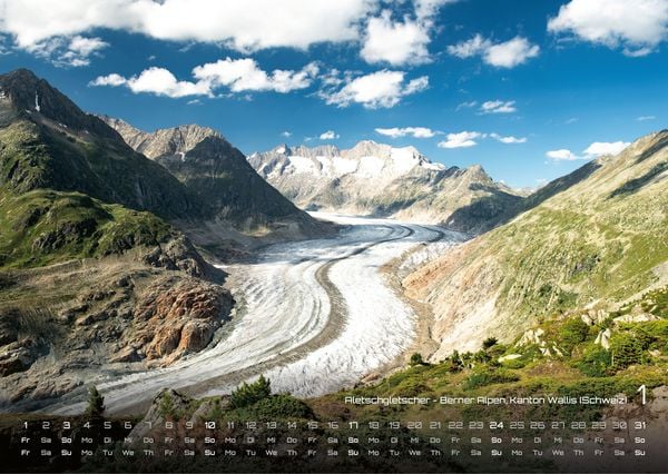 Produktbild: Die Alpen - dem Himmel so nah - 2027 - Kalender DIN A3