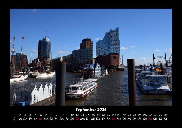 Produktbild: Hamburg 2026 Fotokalender DIN A3