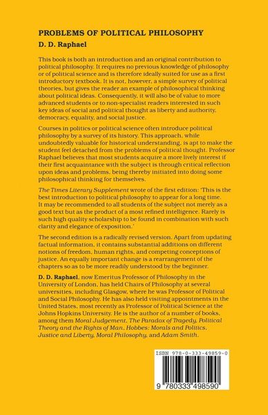 Produktbild: Problems of Political Philosophy