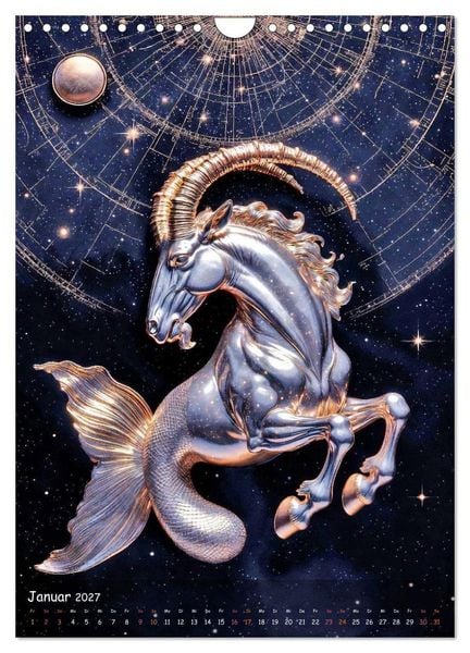 Produktbild: Zodiac Cosmos (Wandkalender 2027 DIN A4 hoch), CALVENDO Monatskalender