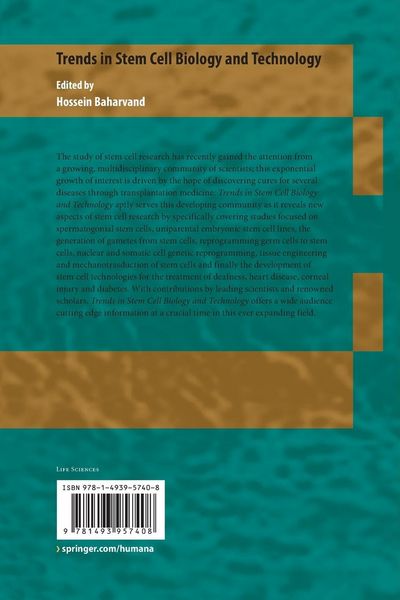 Produktbild: Trends in Stem Cell Biology and Technology