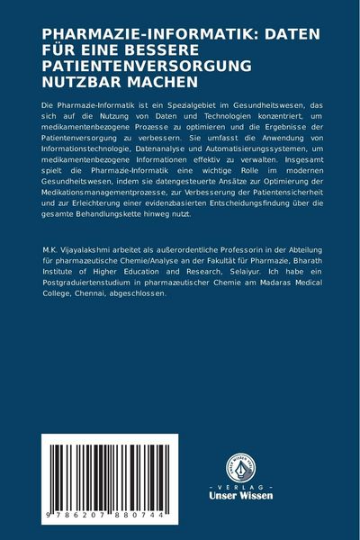 Produktbild: Pharmazie-Informatik: Daten f&uuml;r eine Bessere Patientenversorgung Nutzbar Machen