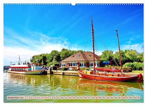 Produktbild: Fischland zwischen Ostsee und Bodden (hochwertiger Premium Wandkalender 2026 DIN A2 quer), Kunstdruck in Hochglanz