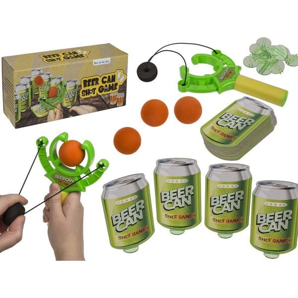 Trinkspiel Bierdosen schießen