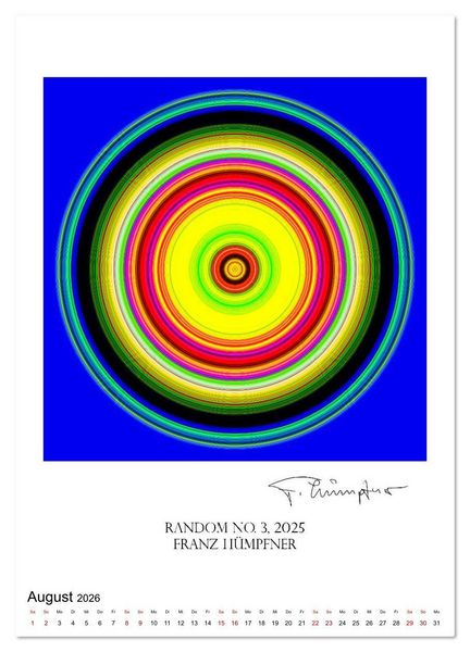 Produktbild: Mandala Artworks - Kunstkalender von Franz Huempfner (Wandkalender 2026 DIN A4 hoch), CALVENDO Monatskalender