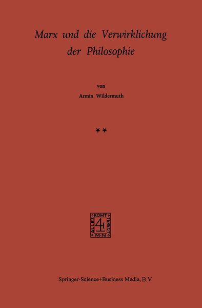 Produktbild: Marx und die Verwirklichung der Philosophie