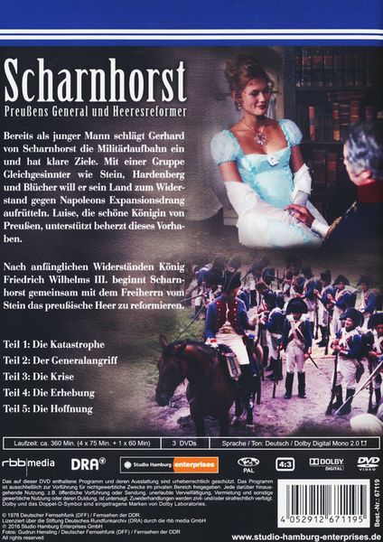 Produktbild: Scharnhorst - DDR TV-Archiv [3 DVDs]