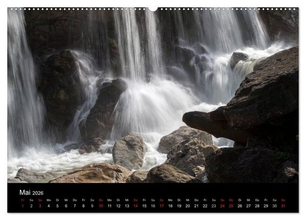 Produktbild: Kuhflucht Wasserf&auml;lle bei Farchant (Wandkalender 2026 DIN A2 quer), CALVENDO Monatskalender
