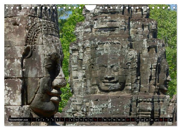 Produktbild: Angkor - Mythos im Reich der Khmer (Wandkalender 2026 DIN A4 quer), CALVENDO Monatskalender
