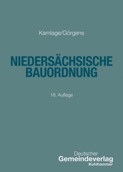 Produktbild: Nieders&auml;chsische Bauordnung