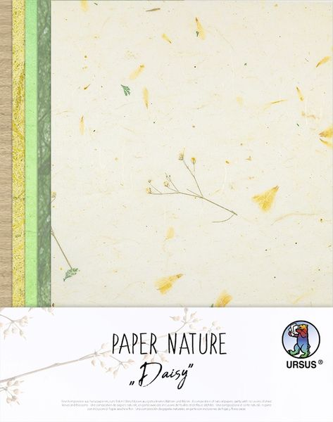 Produktbild: URSUS Spezialpapiere Paper Nature Daisy, 23 x 33 cm