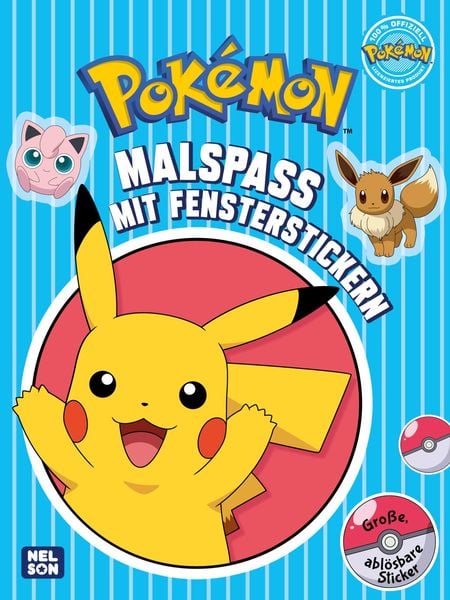 Produktbild: Pok&eacute;mon Activity-Buch: Malspa&szlig; mit Fensterstickern