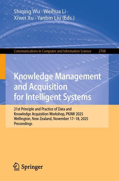 Produktbild: Knowledge Management and Acquisition for Intelligent Systems