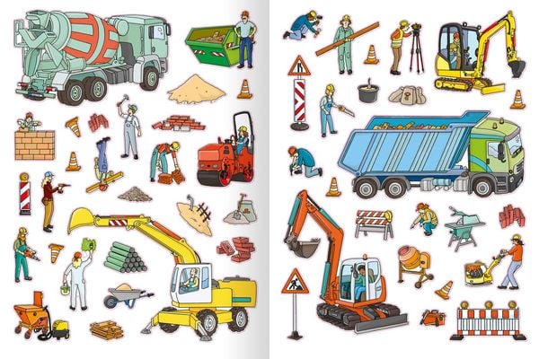 Produktbild: Erstes Stickern &ndash; Baustelle