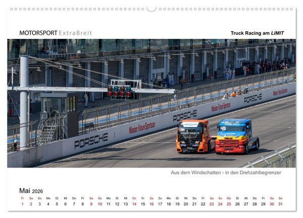 Produktbild: Truck Racing am LIMIT - Panoramabilder (Wandkalender 2026 DIN A2 quer), CALVENDO Monatskalender